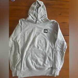 Men’s grey North Face hoodie